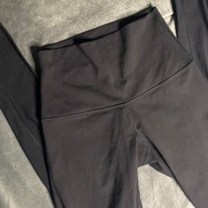 Lululemon black mesh cutout leggings